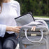 Baby Changing Pad, Portable Waterproof Travel Changing Station for Newborn Girl & Boy, Compact Grey