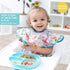 2-pack Bumkins Ruffle Apron Bib and Sandwich Bags, Waterproof Fabric