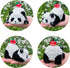 Flower Panda Mini Building Blocks (983 PCS), Micro Animal Building Toy Bricks for Girls, Boys, and Adults