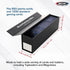 BCW QuickFold Card Boxes - Black, Magnetic Closure Storage Box for 850 to 1200 Cards