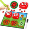 SkilLify Math Board Games for Kids with Dice Poppers, Math Manipulatives Kindergarten Preschool