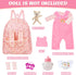 Backpack 14-18 Inch Set 2 3 4 5 Baby Doll Clothes with Carrier for Doll,Reborn Baby Dolls Accessories with Bottles