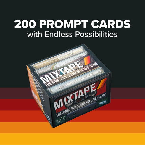 MIXTAPE Family Friendly Card Games - Adult Games for Game Night, Fun for Teens & Kids