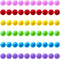 60 Pcs Chinese Checkers Marbles Balls - 14mm Game Replacement Marbles in 6 Colors for Marble Run, Marbles Game