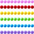 60 Pcs Chinese Checkers Marbles Balls - 14mm Game Replacement Marbles in 6 Colors for Marble Run, Marbles Game