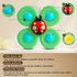3PCS Suction Cup Spinner Toys for Babies, Sensory Bath Toys for 6-18 Months, Travel Essential for 1-3 Year Olds