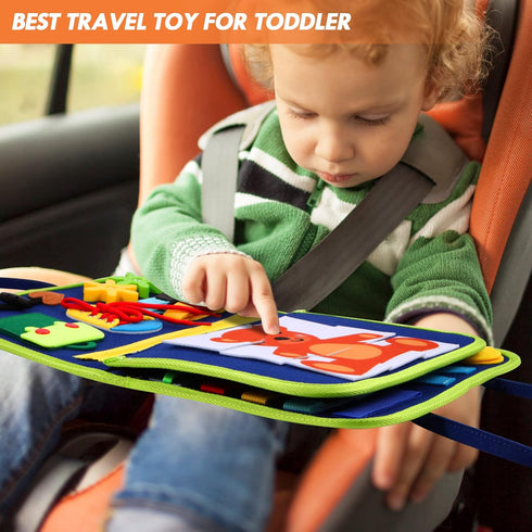 Busy Board for 1 Year Old - Montessori Toys for 2 Year Old, Baby Sensory Toys for Toddlers, Learning Activities