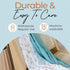 Fern & Avery 2-Pack Baby Swaddle Blankets, Lightweight Breathable Receiving Blankets for Boys & Girls, Gender Neutral,