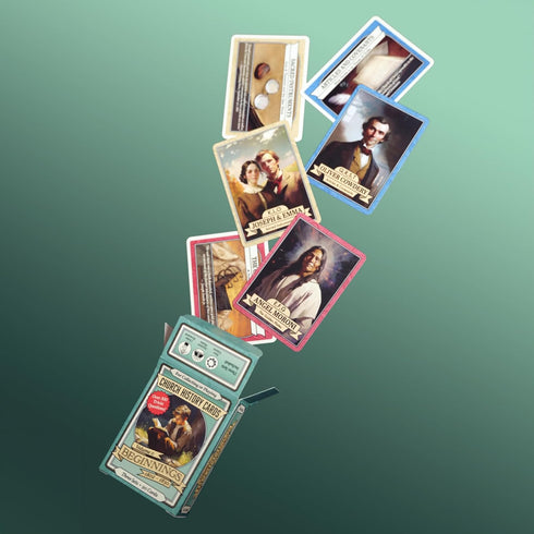 Latter-Day Saints Volume I: Beginnings - 90 Cards with 300 Trivia Questions for 1-4 Players