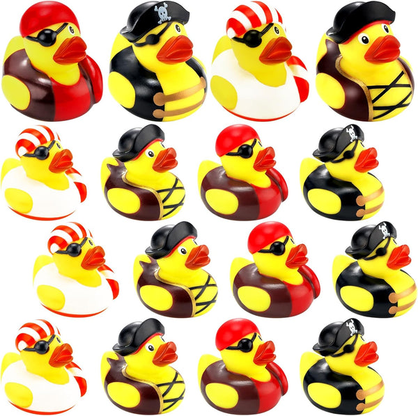 Lewtemi 36 Pcs 2 Inch Mini Pirate Rubber Ducks Cruise Ducks for