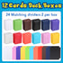 TCG Deck Cards Boxes - Large Capacity with Dividers, Fits 80+ Cards, Storage Organizer for Trading Card Games
