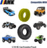 AMK 108x42mm Silicone 1.9 Crawler Tire Foam Insert, 1.9" Tires Waterproof Inner Filler for 1/10 RC Crawler Axial SCX10 Capra RXB10 TF2 Redcat Gen7 Gen8 TRX4 Upgrades (Purple)