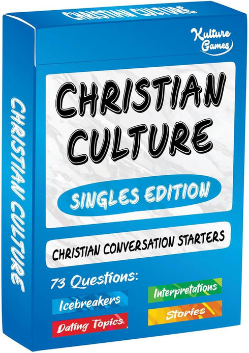 Christian Culture (Singles Edition) - Conversation Starters for Meaningful Discussion Between Christian Singles