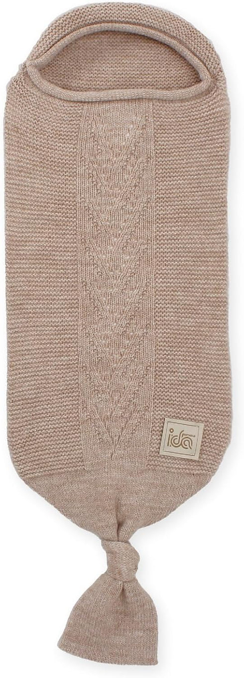 Cocoon Baby Blanket Soft Hattush Yarn Baby Swaddle Sack (Stone)