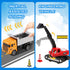 Tunmiok 8-in-1 Set, 3 4 5 Mini Die Cast Alloy Construction Vehicle Pull Back Toy Cars for Year Old Boys Girls, Outdoor
