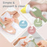 3 Pack babove Baby Diaper Cream Spatula Applicator Butt Paste Spatula Soft Silicone,Diaper Rash Cream Applicator, Baby