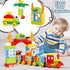 Counting 3,4,5,6,7,8+ Dinosaur Building Blocks Toys,Jurassic Theme Building Blocks,With A Train,A Big T-rex,and Three