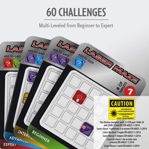 1) 8 (44001014) Think Fun Laser Maze (Class Brain Game and STEM Toy for Boys and Girls Age and Up Award Winning