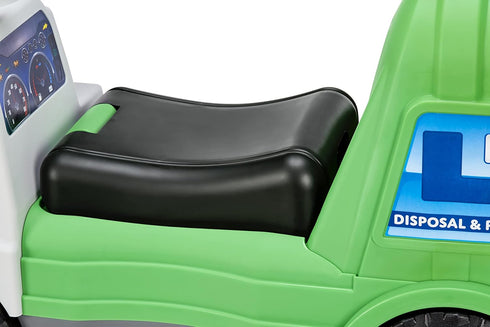 Little Tikes Dirt Diggers Garbage Truck Scoot Ride On - Real Working Horn and Trash Bin for Kids Ages 2-5