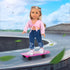 ZITA ELEMENT 18 Inch Girl Doll Clothes Set - Scooter, Skateboard, Sport Shoes, and Accessories for Outdoor Fun