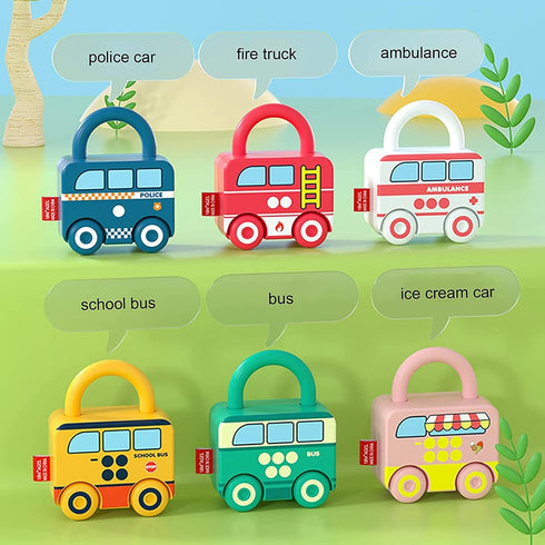 Montessori Educational Toys Busy Board - Toddler Car Activities - Baby Sensory Fine Motor Skills Developmental Toys