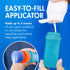 Summer 3 Oz 2 Count Boon Yuvi Sunscreen Applicator for Kids - Refillable and Spill Proof Kids Sunscreen Brush with Soft