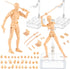 Yookeer Body Set, Drawing Action Figures Female and Male PVC Drawing Doll