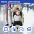 bigjvbfv Kids Travel Seat with Seat Belt Portable Travel Seat Folding Kids Seat Nonslip Toddler Carrier Comfortable