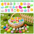 28 Pack Easter Mochi Squishies Toys, Easter Basket Stuffers Mini Kawaii Squishy Fidget Toys for Kids Toddlers School