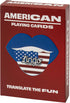 Lingo American Playing Cards | Travel Flashcards | Learn American Slang Vocabulary - 52 Essential Translations