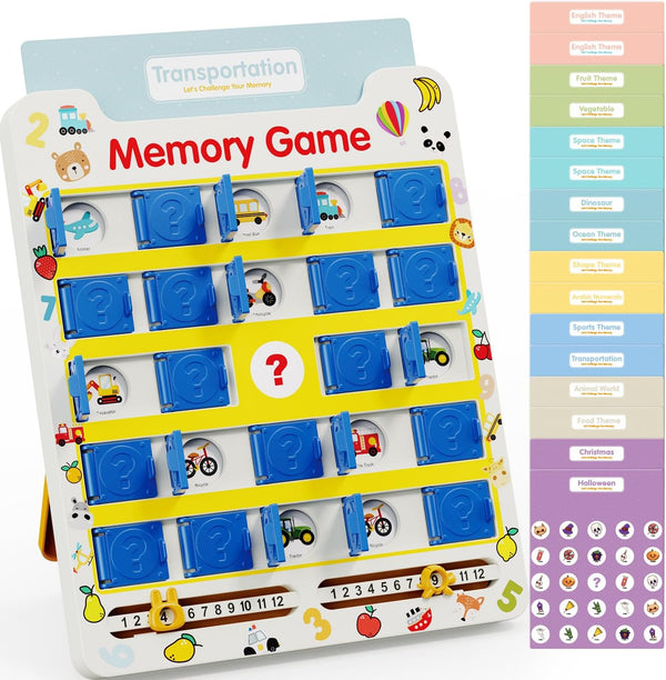 GEMKARRY Matching Memory Game for Kids Age 3 4 5 6 7 8