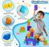 37PCS 4-8, 3D 4+ Pairez Toys Magnetic Building Blocks, Magnetic Blocks for Kids Ages Multi-Shape Stacking Blocks
