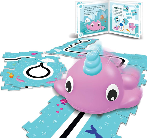 Learning Resources Coding Critters Go Pets Dipper the Narwhal - 14 Pieces,