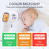 No-Touch Forehead Thermometer for Adults and Kids, Digital with Fever Alarm, 3 Backlit, 32 Memories
