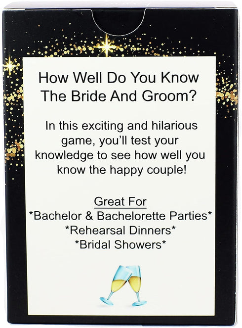 Know That Couple - Hilarious Bridal Shower Games | Great for Engagement Party Games, Wedding Games, Wedding Shower Games, and Receptions | Clean and Fun Questions for Rehearsal Dinner Games