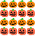 48 Pcs Halloween Pumpkin Erasers Bulk - Cute Novelty Pencil Erasers for Kids, School Prizes and Party Favors
