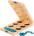 Wooden Mancala Board Game Set, Larger Size Mancala Instructions, Portable Travel Game for Kids and Adults