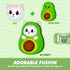 JOYIN Stuffed Animal, Kawaii Avocado Cat Plush Toy, Soft Plushie, Cute Present for Kids and Adults, Birthday Surprise