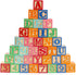 Wooden ABC Toy Building Blocks for Toddlers 1-3 36 PCS Wood Alphabet