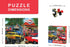 Springbok's 1000 Piece Jigsaw Puzzle, Hot Rod Cafe, Made in the USA.