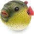 Gemini&Genius Sea Animal Pufferfish Action Figure Soft Rubber Swim Bath Toy, Educational Role Play Toy