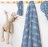 IWEORTHY Custom Name Baby Swaddle - Personalized Infant Blanket