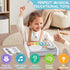 Set 5 1 Kids Musical Instruments Piano Drum - in Montessori Toys for Toddler Baby, Wooden Music Kit with Piano Keyboard