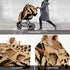 Hcpwzrf Leopard Safari Animal Print Baby Car Seat Cover & Nursing Cover - Breathable Stretch Multi-Use Cover