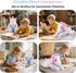 24" 4.5lbs Bobbie & Laxi & Unicorn Stuffed Animal, Sitting & Laying Weighted Stuffed Animals, Cuddly & Soft Weighted