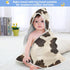 YANENDIE 30 30 Cowhide Pattern Baby Bath Towel, Hooded Baby Towel for Newborn x in - Muslin Cotton Baby Towels