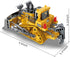 Bulldozer Bulldozer bulldozing Dwi Dowellin Rc Toys for Boys,Construction Remote Control with Metal Shovel
