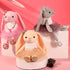 Ballerina Dolls Plush Bunny Rabbit, Soft Toys for Girls, Ballet Dance Recital Gift, Pink 15.5 Inches