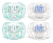 Philips AVENT Ultra Soft Pacifier 0-6 Months, Dreams and Happy Designs, 4