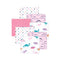Little Treasure Hudson Baby Cotton Poly Flannel Receiving Blankets Multipack, Pink Cuteasaurus,